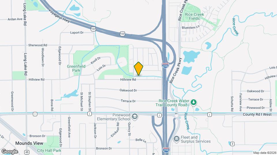 2105 Hillview Road, Unit 2 Map and Location Details