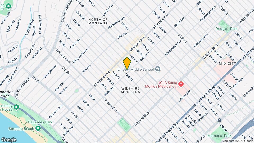 1201 Idaho Ave Mapa y Detalles de la Ubicación