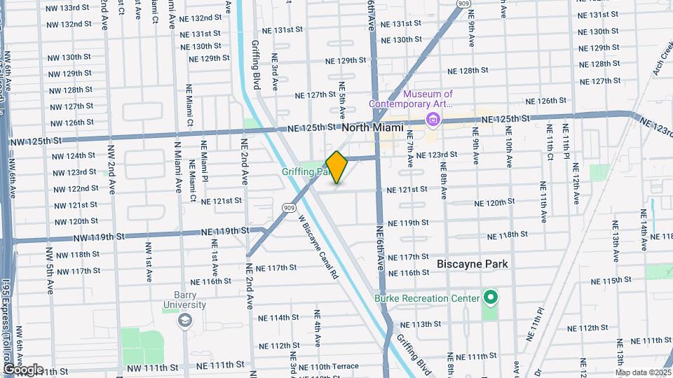 12107 NE 5th Ave Map and Location Details