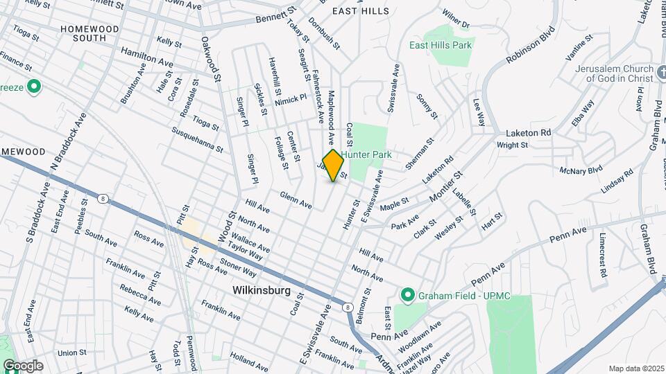 1451 Cresson St Map and Location Details