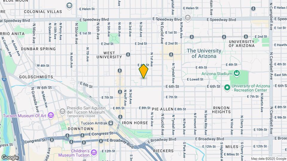 528 N 2nd Ave Map and Location Details