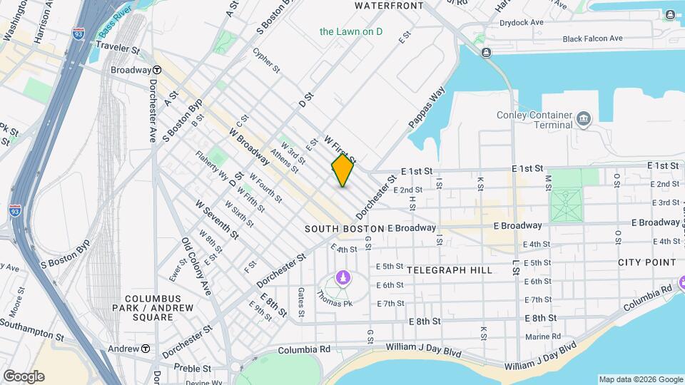 308 W 3rd St Map and Location Details
