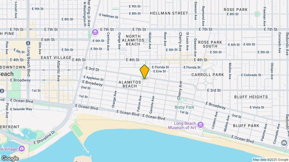 278 Falcon Ave Map and Location Details