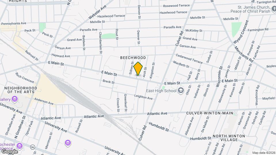 1560 E Main St Mapa y Detalles de la Ubicación