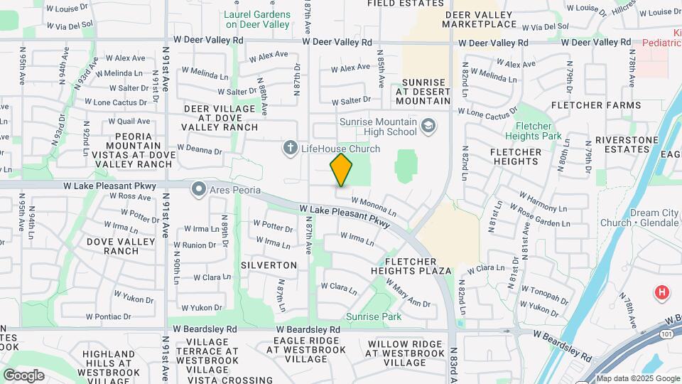 20919 N 86th Dr Map and Location Details