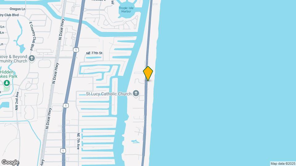 3401 S Ocean Blvd, Unit 6 Map and Location Details