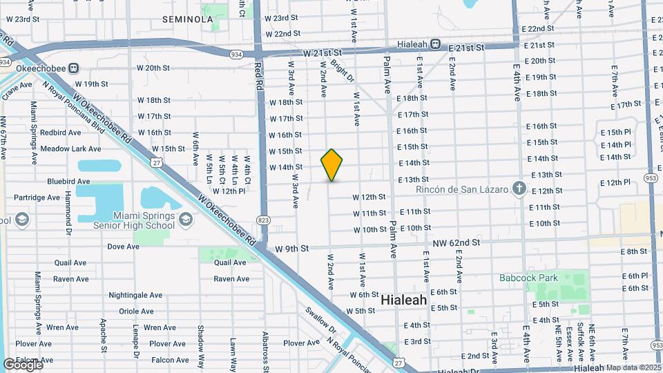 1295 W 2nd Ave Mapa y Detalles de la Ubicación