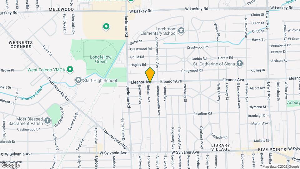 4452 Belmar Ave Map and Location Details