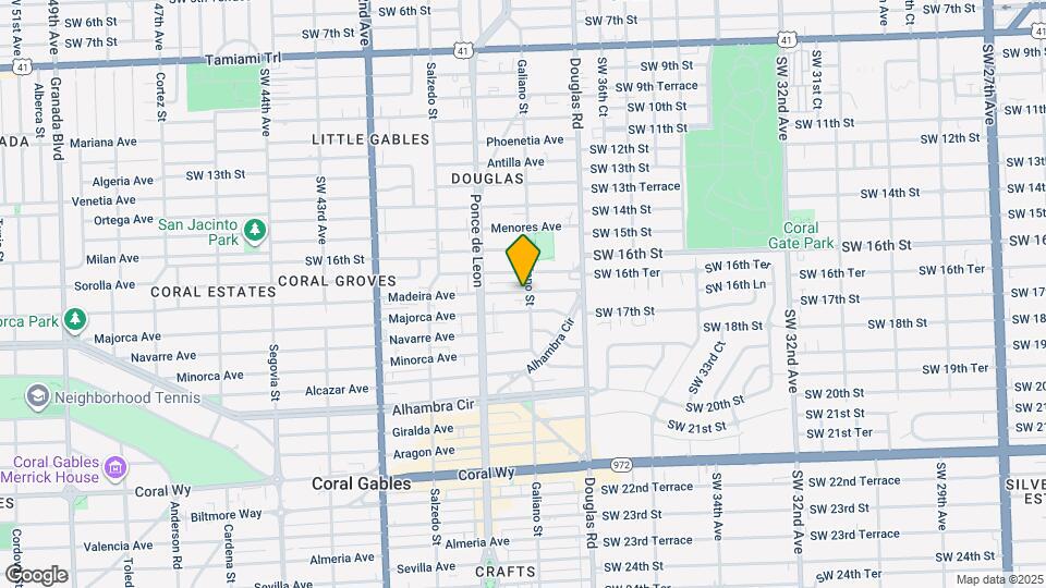 108 Madeira Ave Map and Location Details