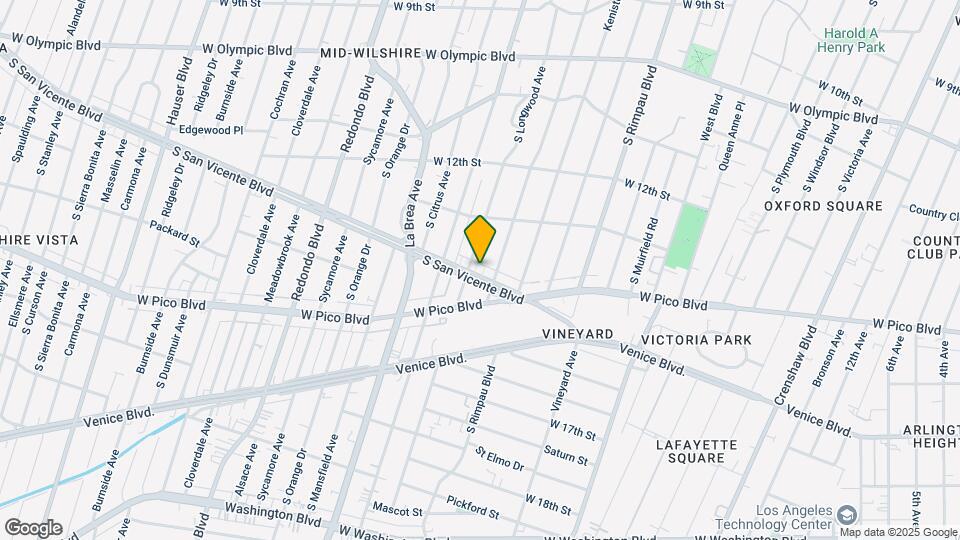 4809-4819 W San Vicente Blvd Map and Location Details