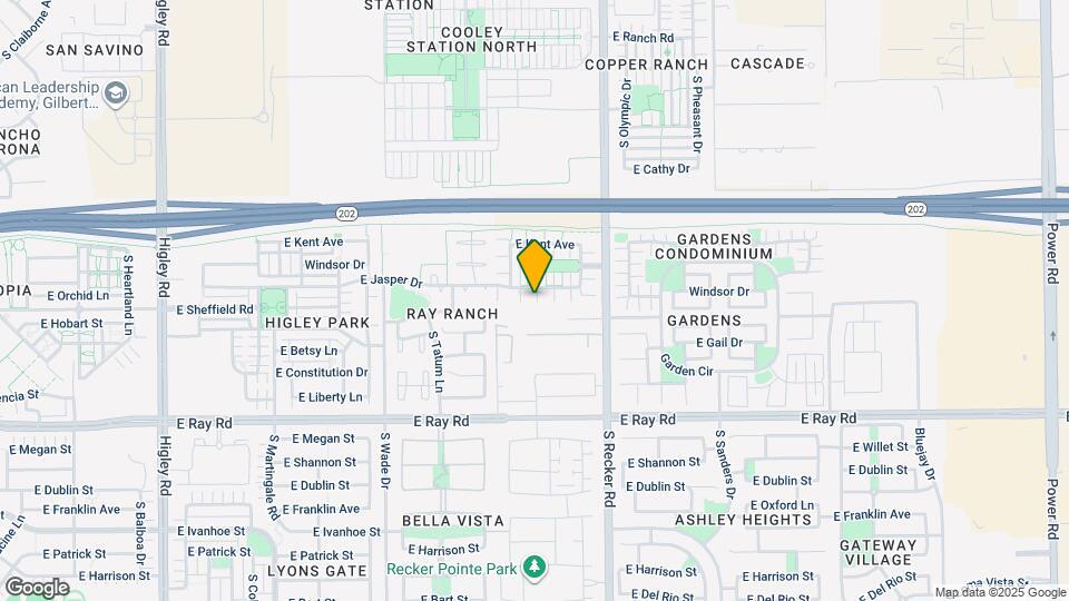 3871 E Jasper Dr Map and Location Details