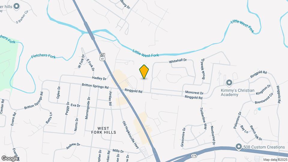 2076 Tynewood Dr Map and Location Details