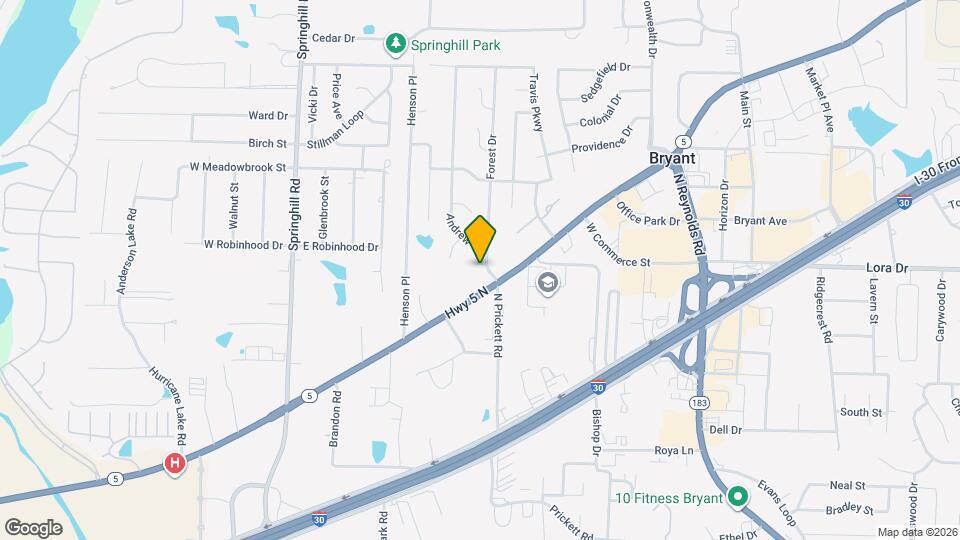 2817 Forest Dr Map and Location Details