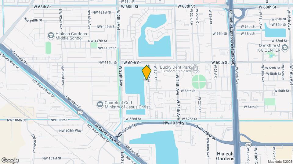 5746 W 26th Ave Map and Location Details