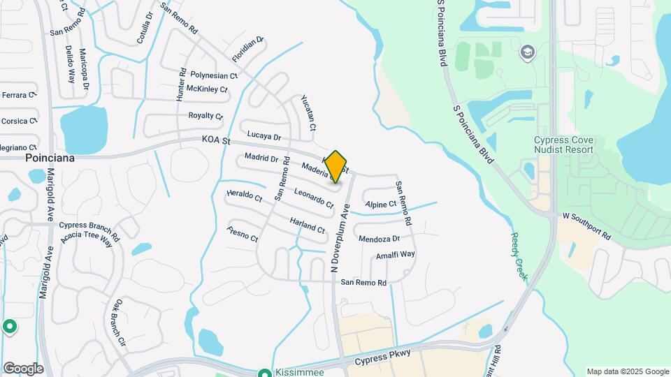 725 Maderia Ct Map and Location Details