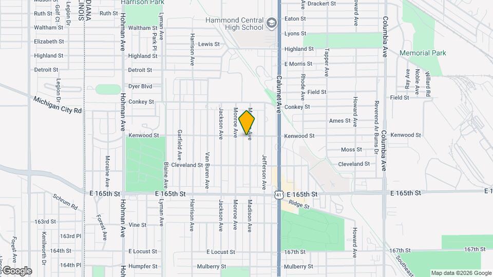 6304 Madison Ave Map and Location Details