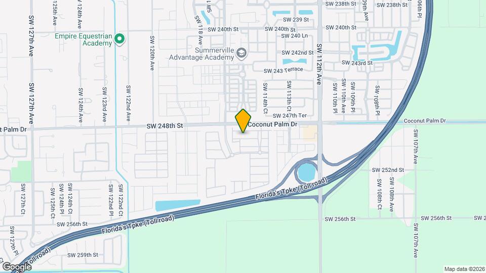 11543 SW 248th Ln Map and Location Details