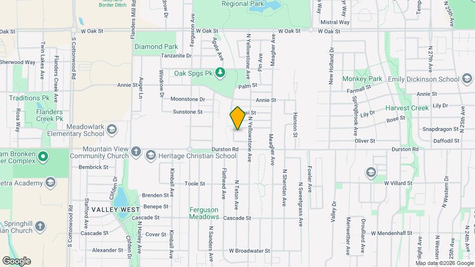 760 Jardine Ave Map and Location Details