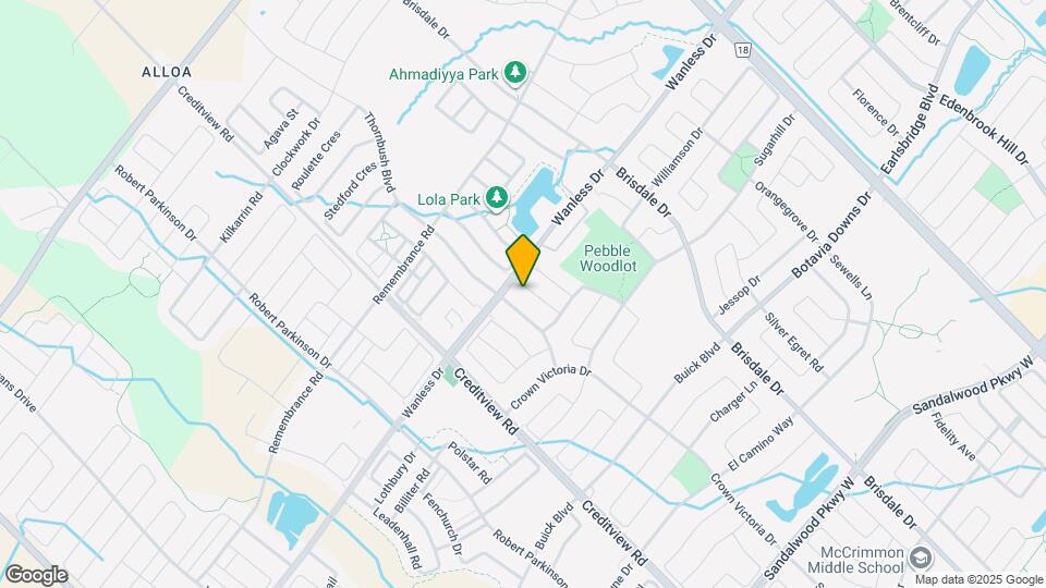 18 Treegrove Crescent Map and Location Details