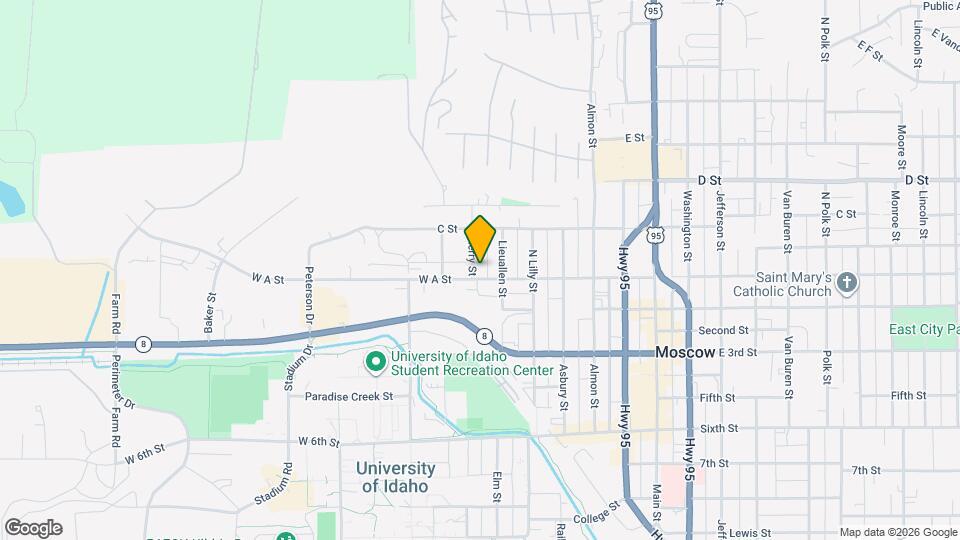 206 Cherry St Map and Location Details