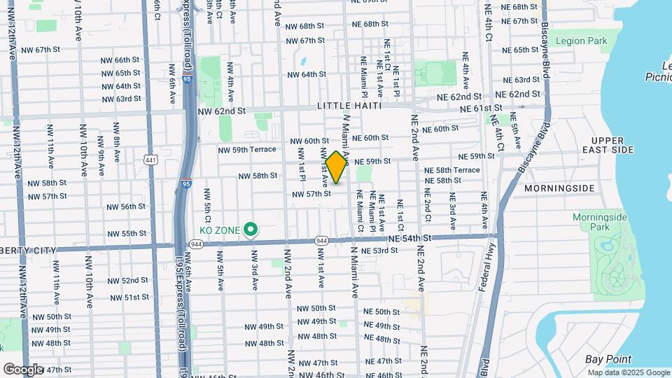 35 NW 57th St Map and Location Details