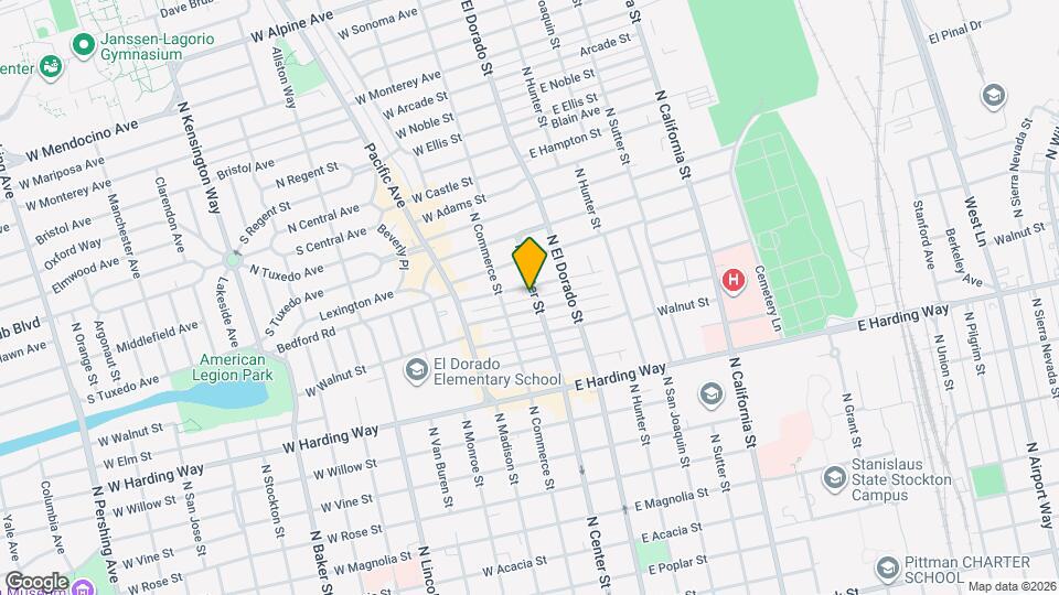 1845 N Center St Mapa y Detalles de la Ubicación