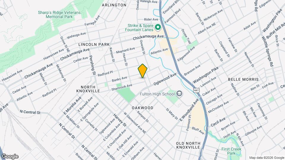 937 Shamrock Ave Map and Location Details