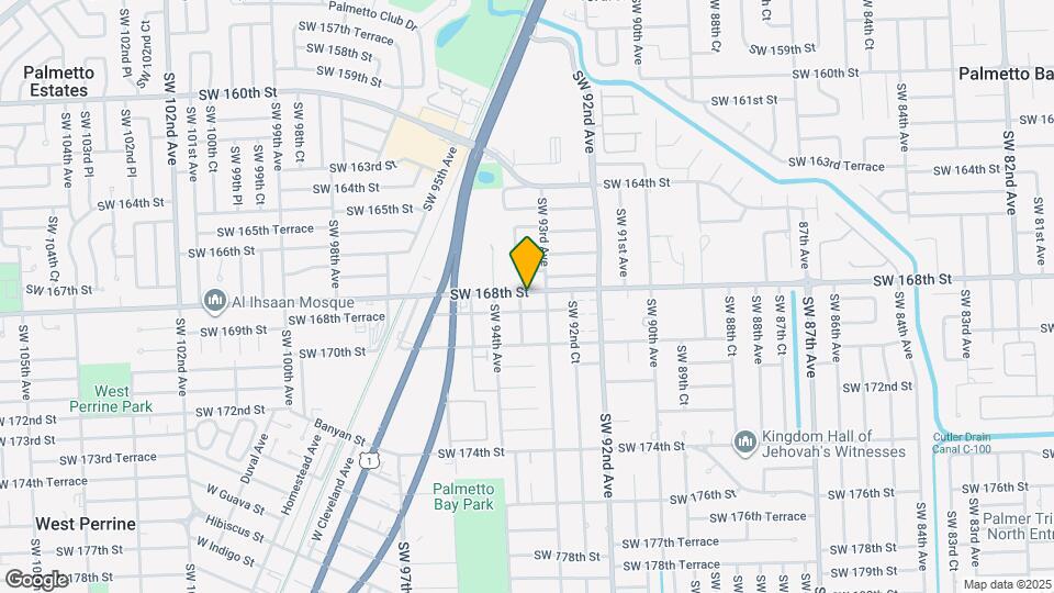 9360 SW 168th St Map and Location Details