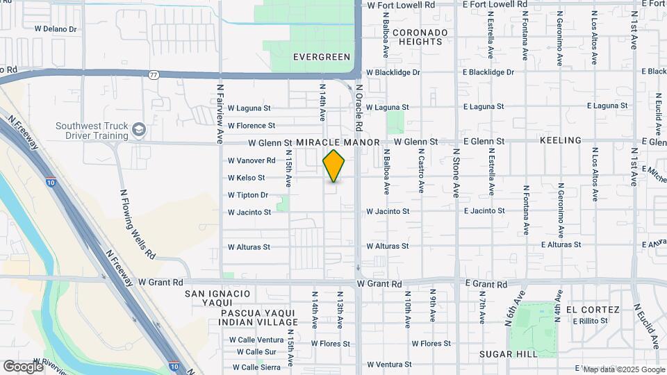 455 W Kelso St Map and Location Details