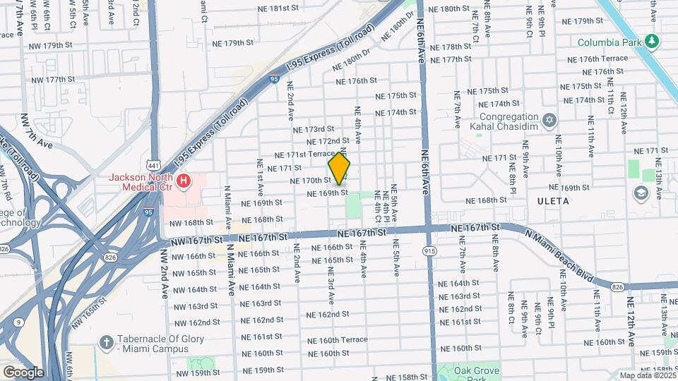 321 NE 169th St Mapa y Detalles de la Ubicación