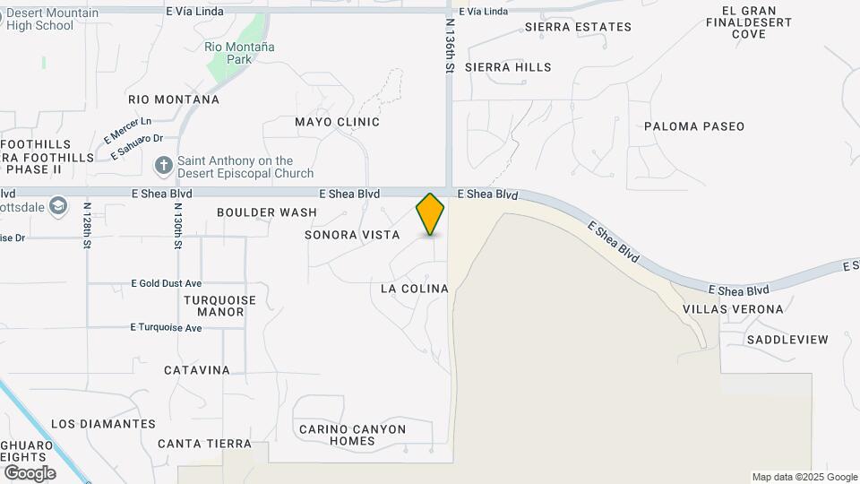 10388 N 135th Way Map and Location Details