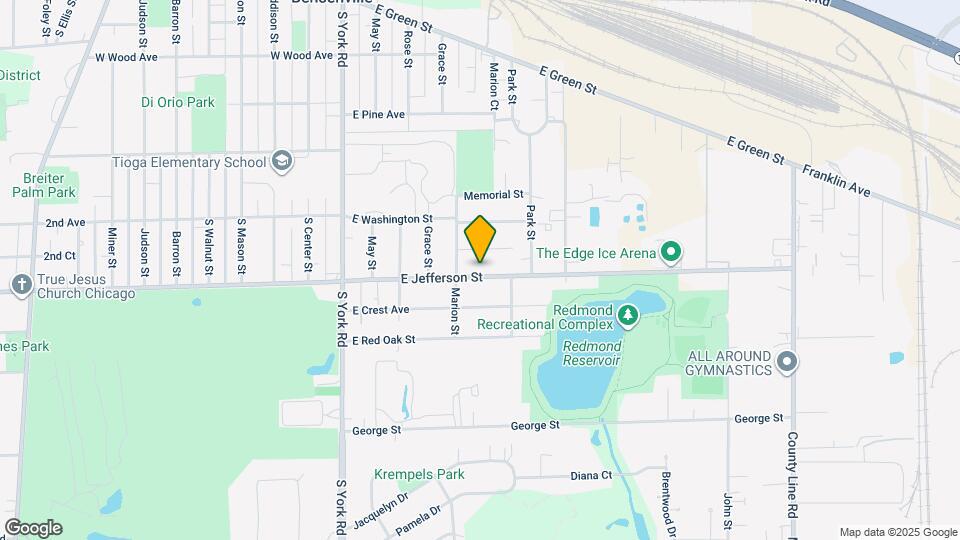 329 E Jefferson St Map and Location Details