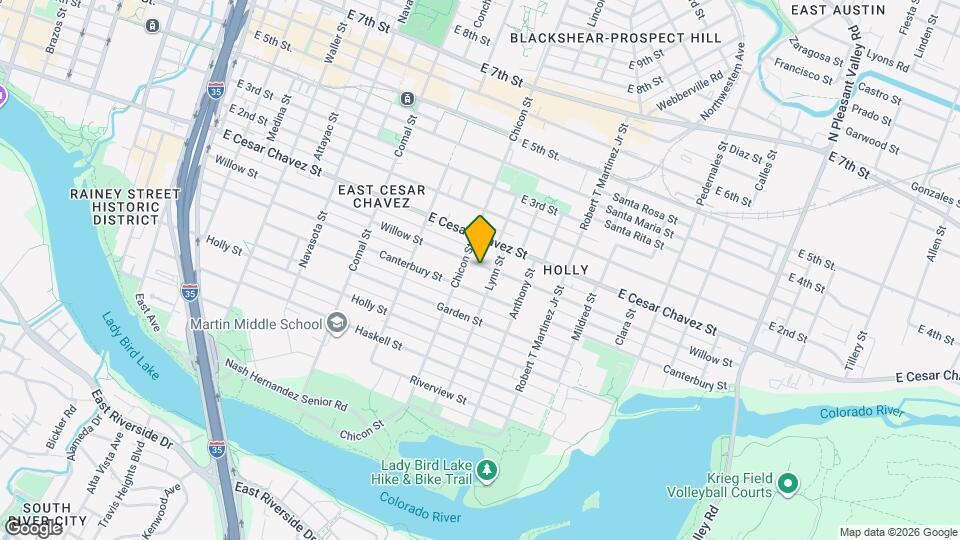 1909 Willow St Map and Location Details