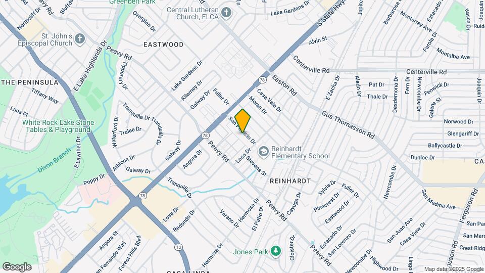 1255 San Patricio Dr Map and Location Details