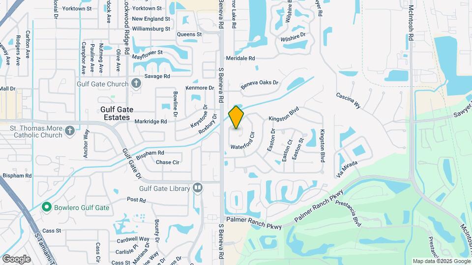 6634 Waterford Ln Map and Location Details