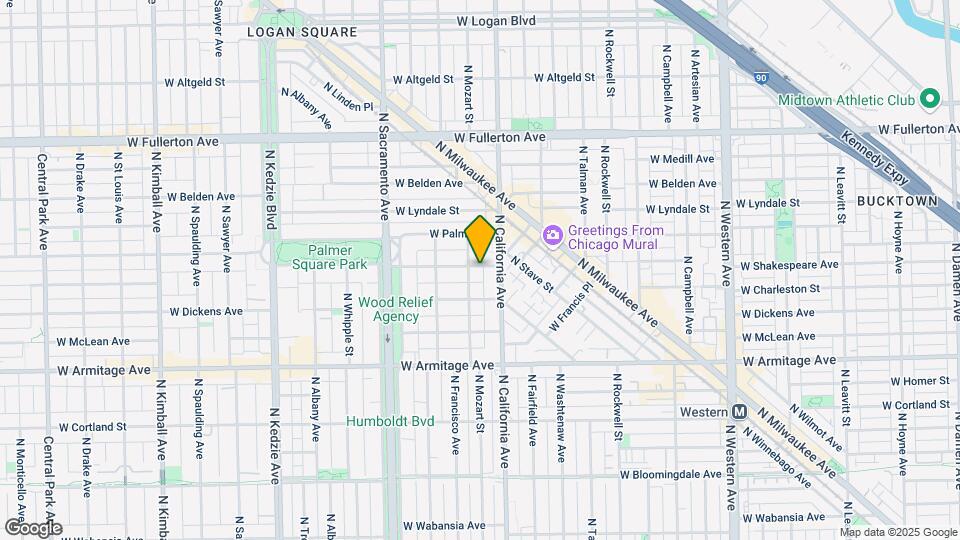 2821 W Shakespeare Ave, Unit 2F Map and Location Details