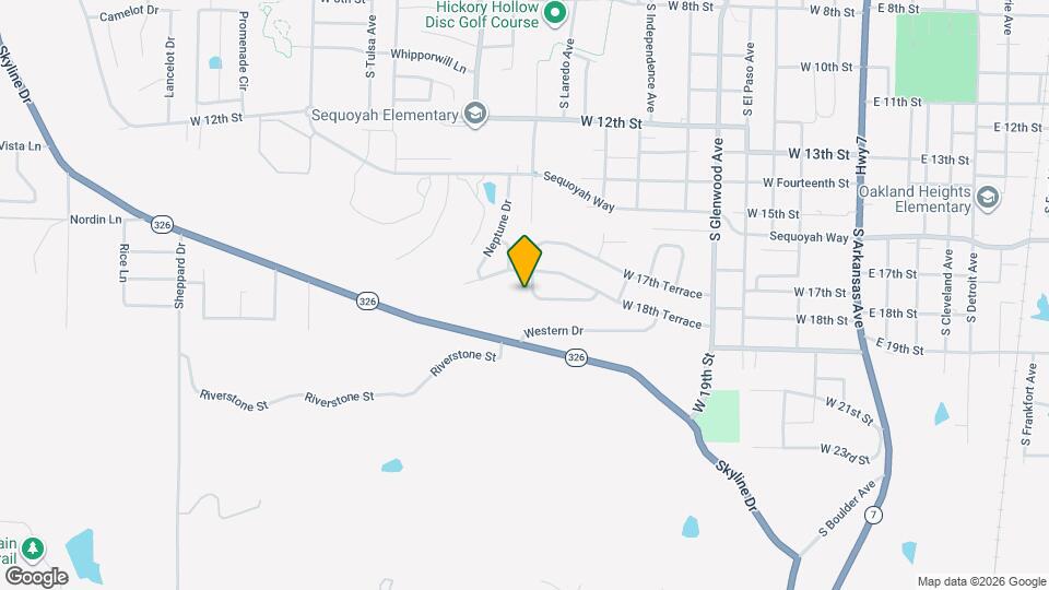 1121 W 19th Terrace Map and Location Details