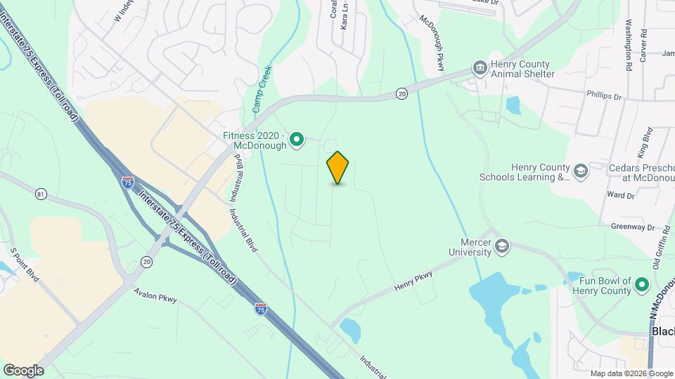 615 Fieldcrest Dr Map and Location Details