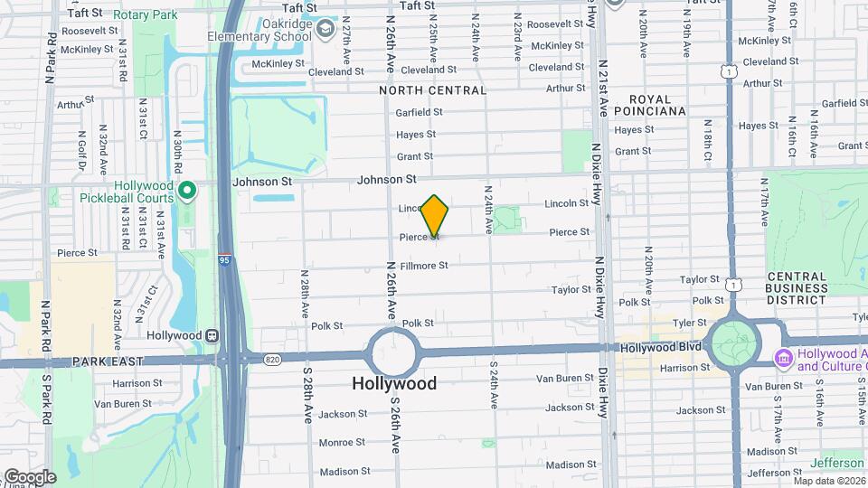 2506 Pierce St Map and Location Details