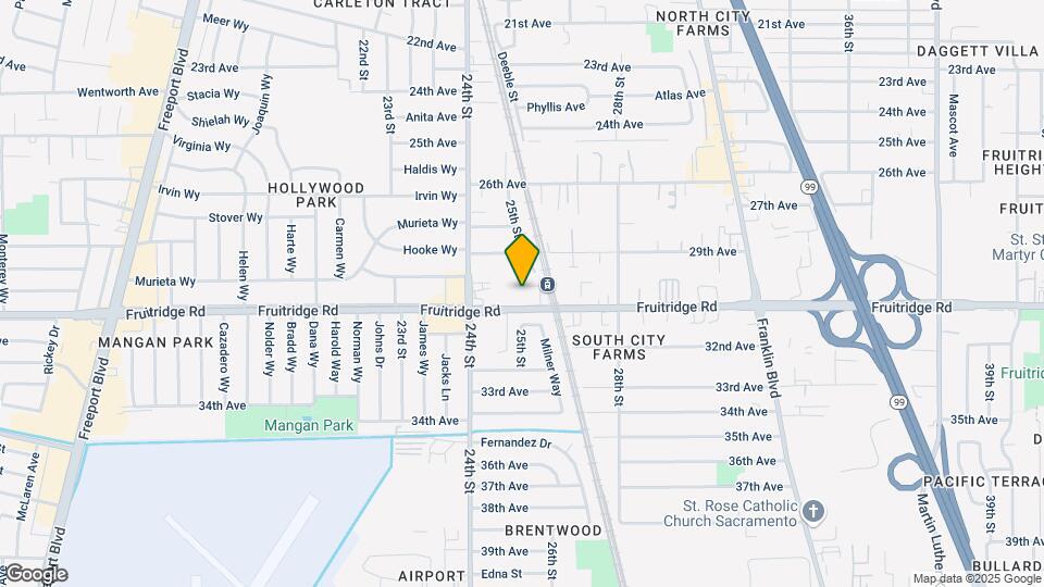 2501-2505 Fruitridge Rd Mapa y Detalles de la Ubicación