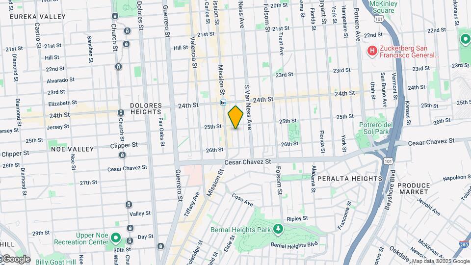 1030 Capp St, Unit 1024 Mapa y Detalles de la Ubicación