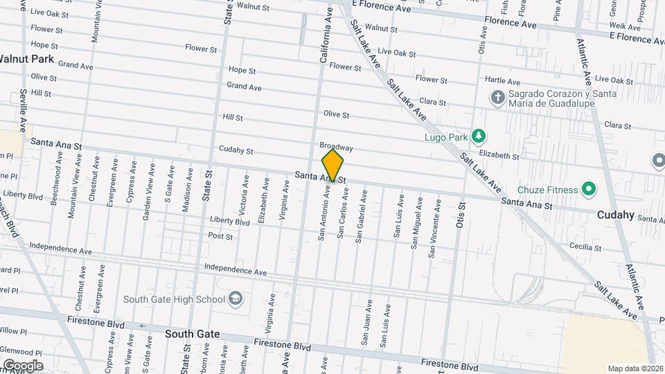 8116 San Antonio Ave Map and Location Details