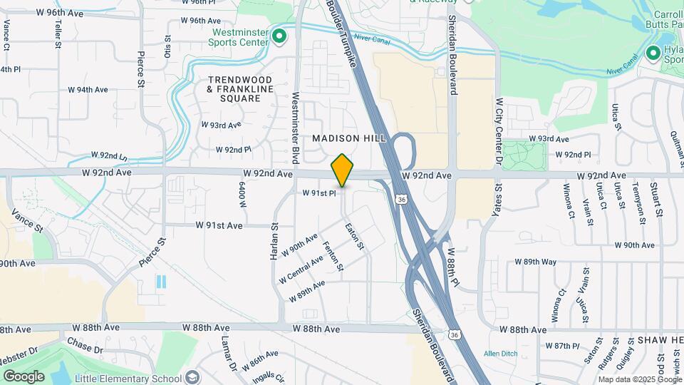 9165 Eaton St Map and Location Details