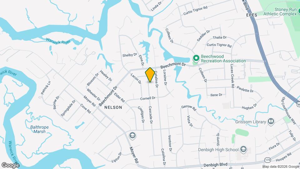 884 Cascade Dr Map and Location Details
