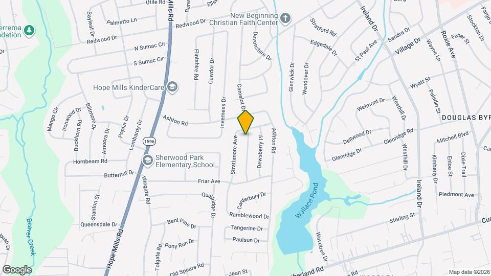 1806 Camelot Dr Map and Location Details