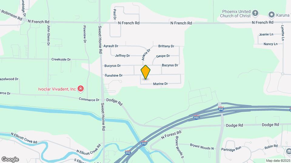 58 Marine Dr-Unit -1F Map and Location Details