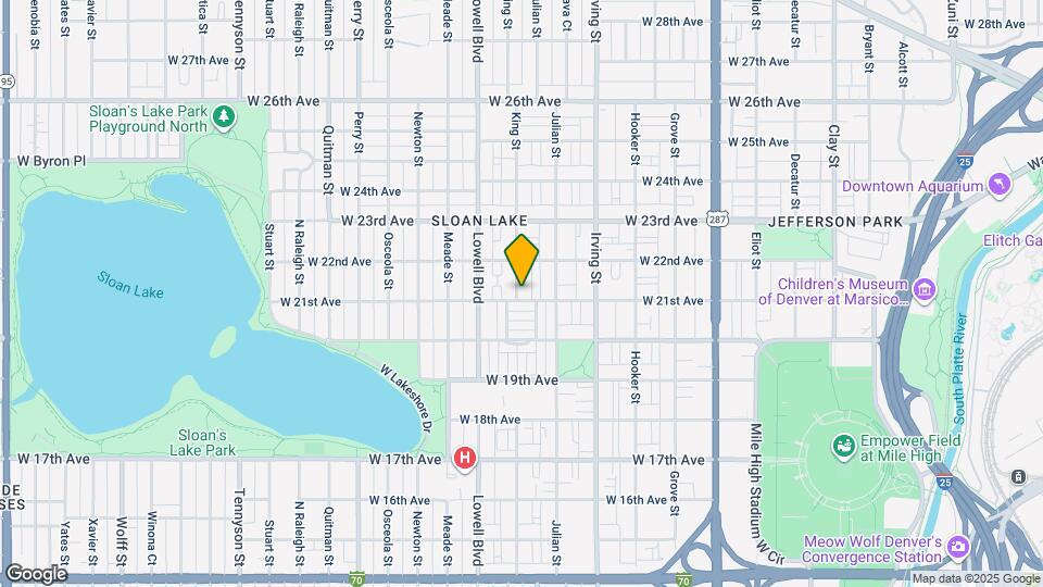 2110 King St Mapa y Detalles de la Ubicación