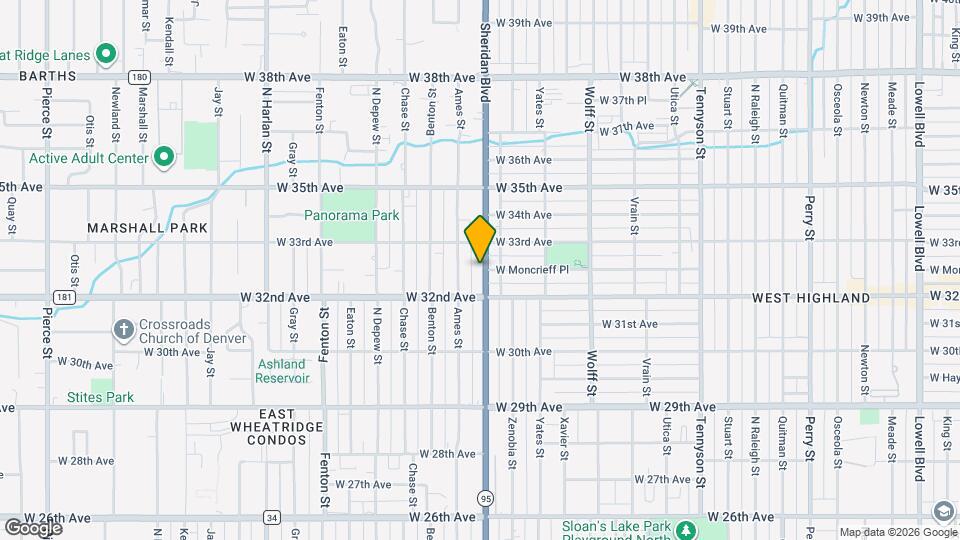 3251 Sheridan Blvd Map and Location Details