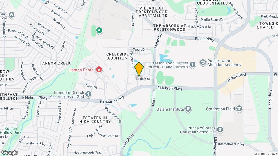 2805 Lindale Dr Mapa y Detalles de la Ubicación