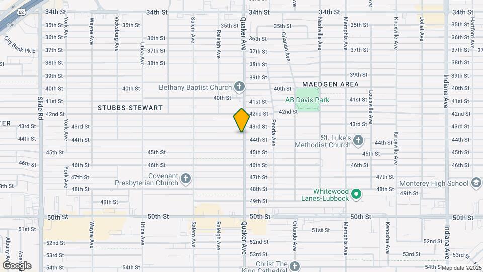 4402 44th St Map and Location Details